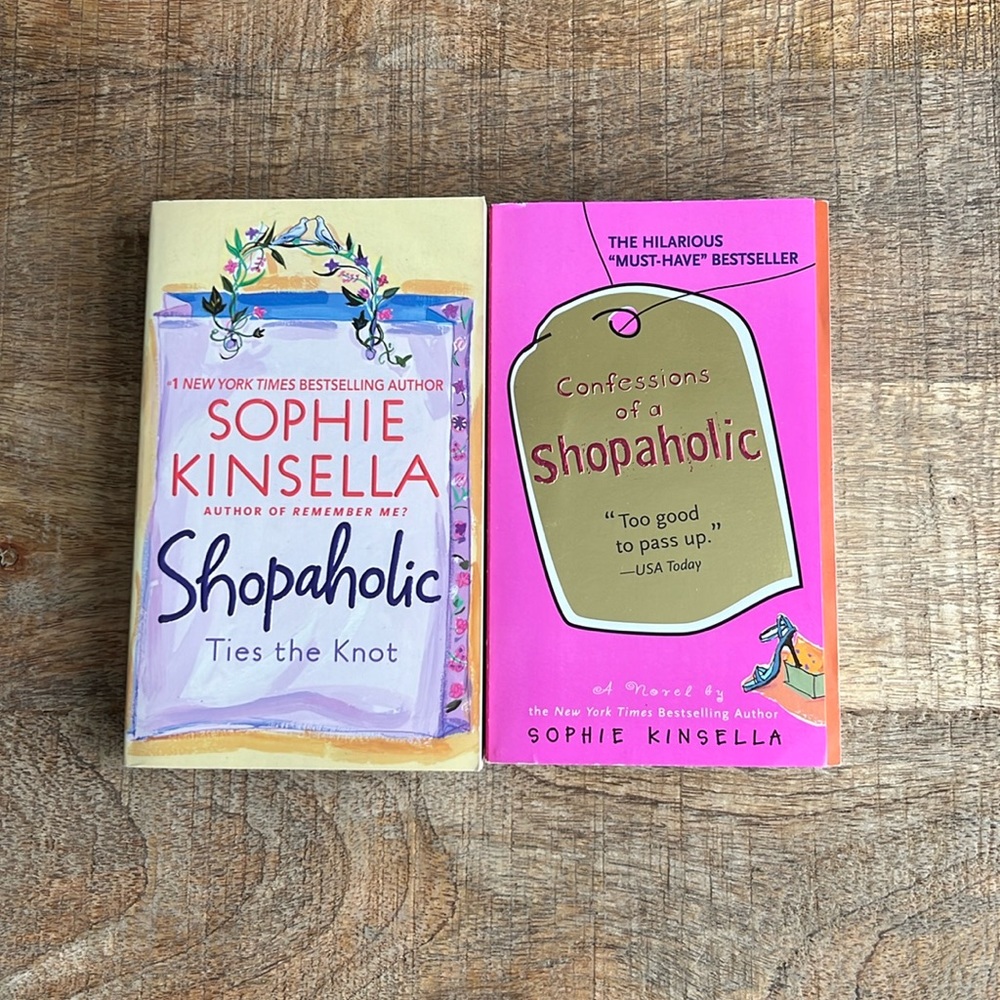 Set of 2 Shopaholics books